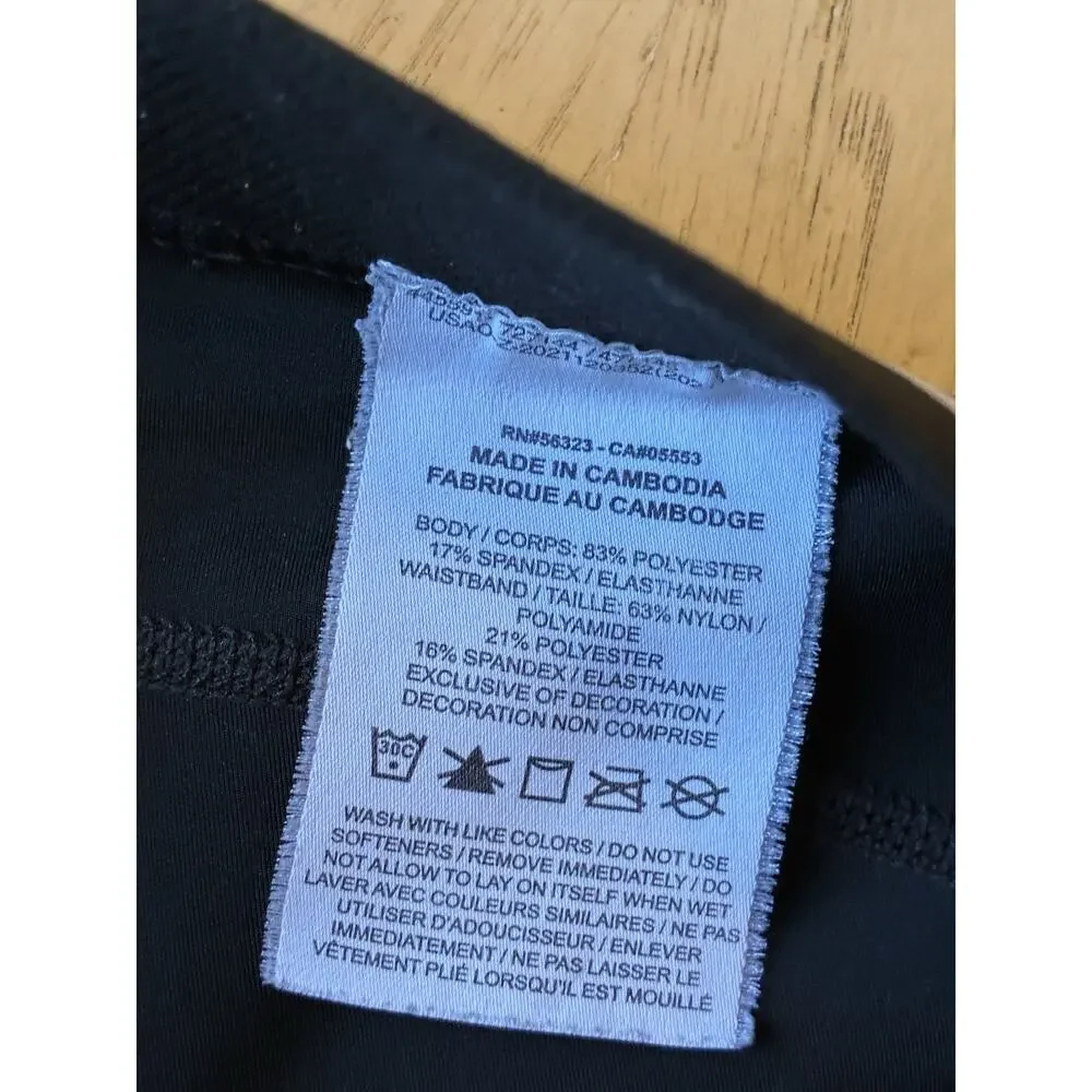 Nike Pro Dri Fit Women’s Mini Shorts Black XS Gym Running Grey Swoosh Logo 3”